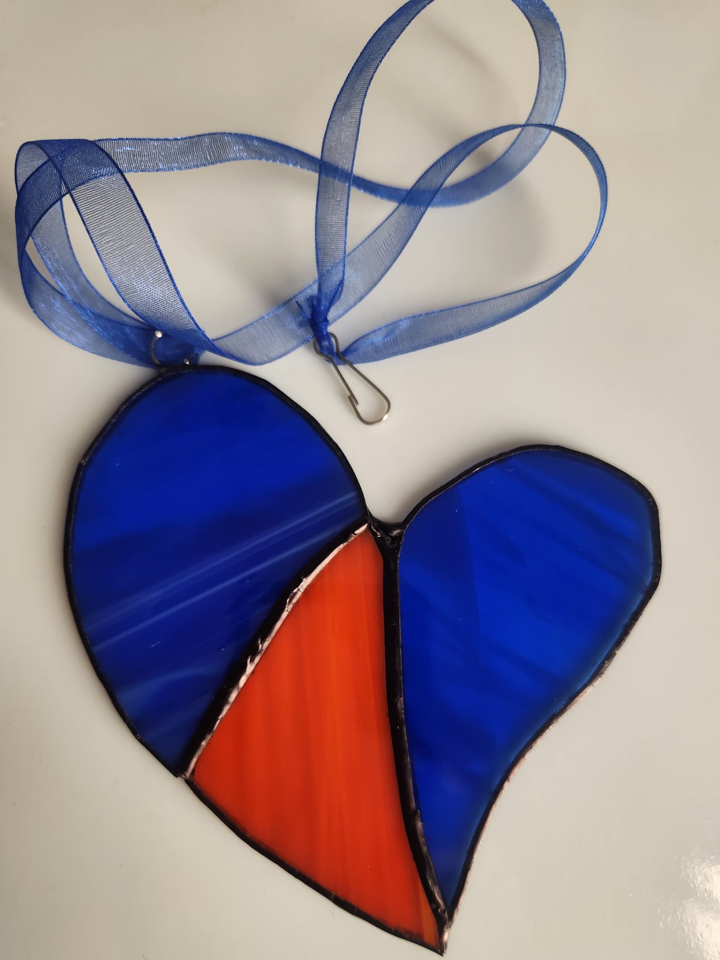 Heart Suncatcher, Stained Glass, Hand Crafted, Unique