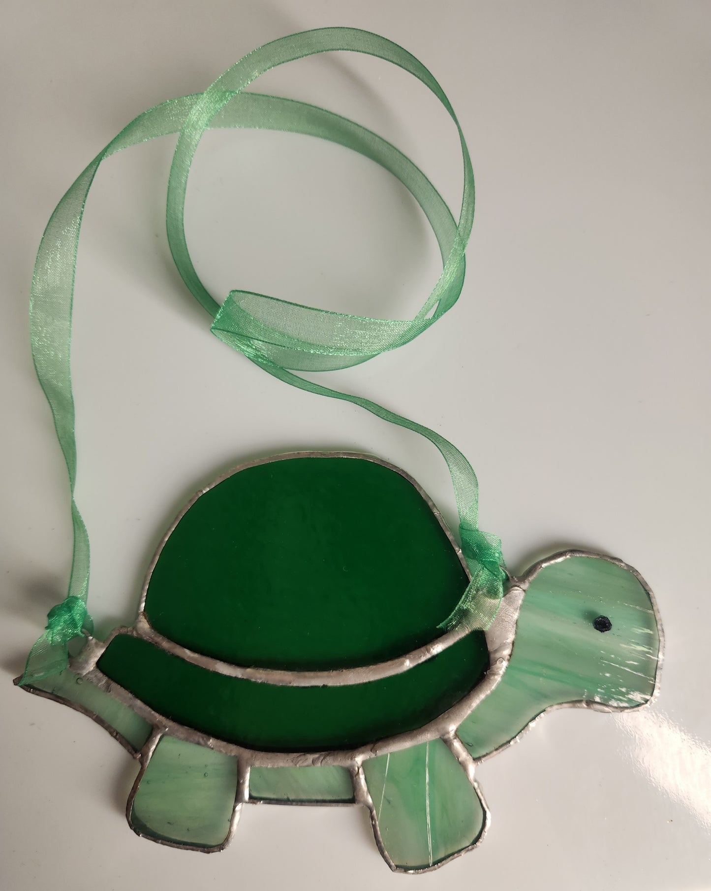 Turtle, Suncatcher, Stained Glass, Hand Crafted, Unique