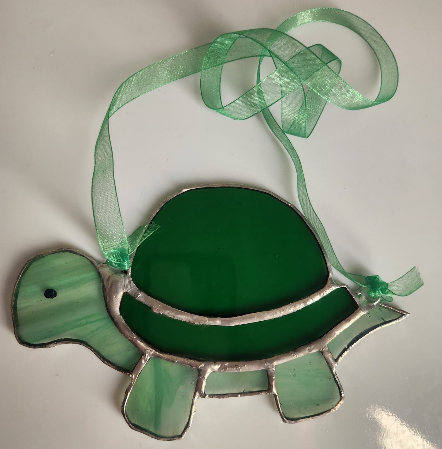 Turtle, Suncatcher, Stained Glass, Hand Crafted, Unique